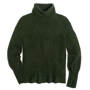 J. Crew Factory Bubble Sleeve Turtleneck Sweater